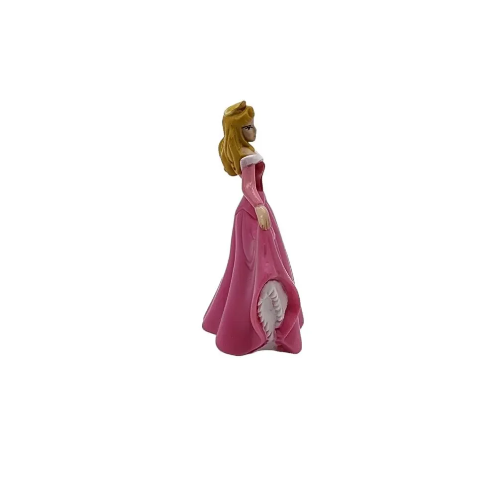 Disney Princess DecoPac Figures Lot Belle Cinderella Aurora Cake Toppers 2.5in